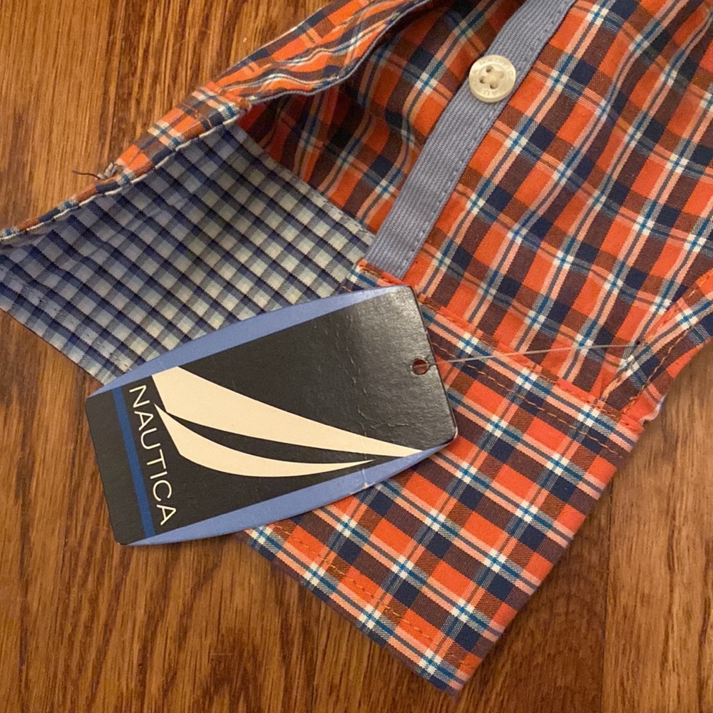 Nautica Boys never worn button down shirt - Picture 3 of 3